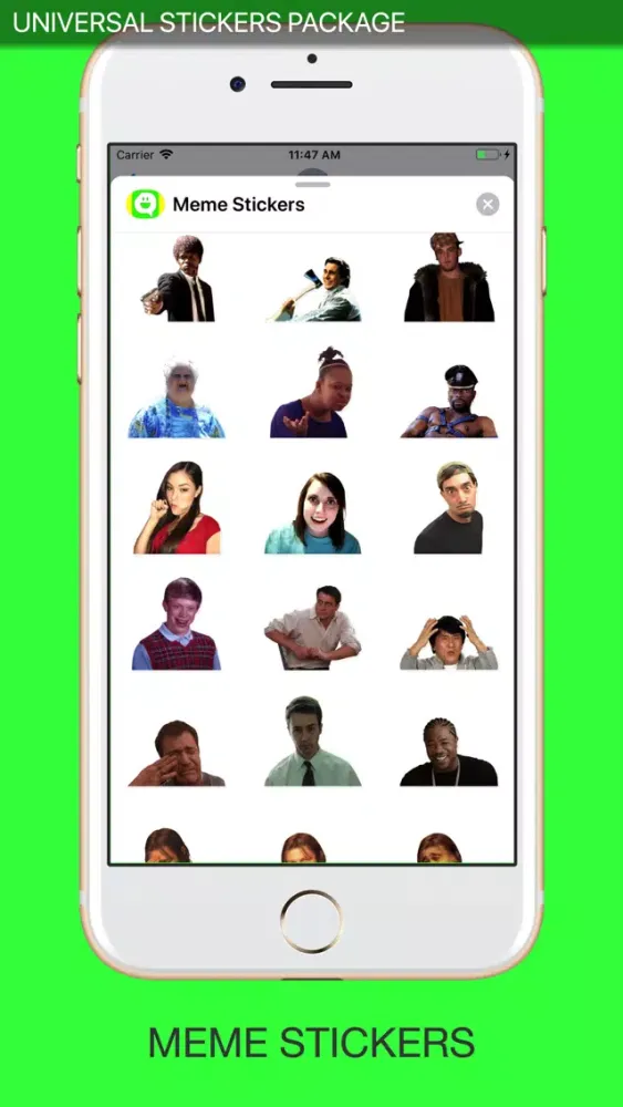 Captures d'écran de MEME Universal Stickers Pack