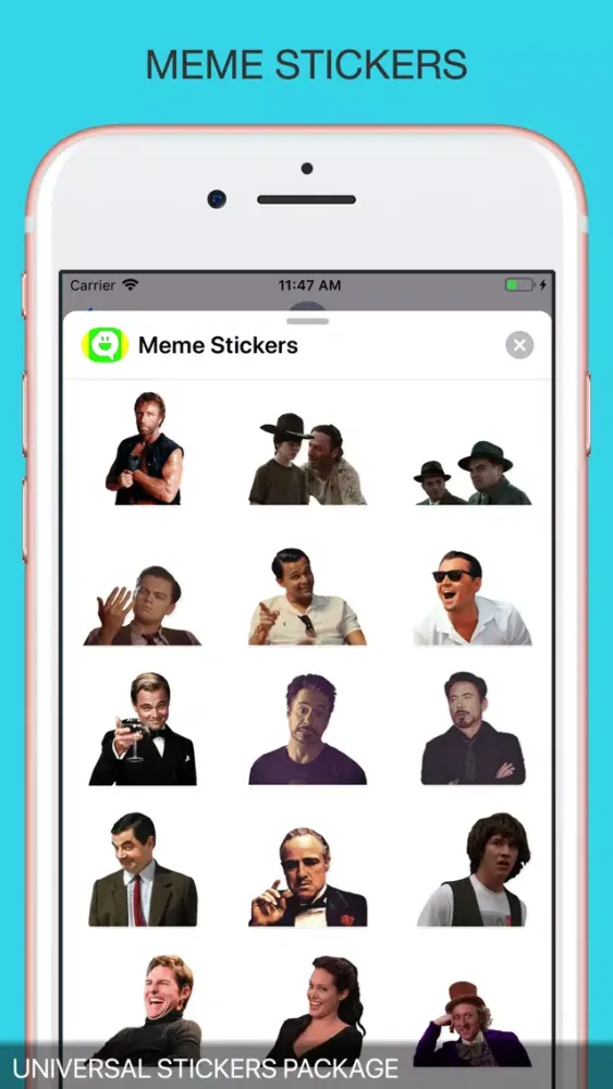Captures d'écran de MEME Universal Stickers Pack