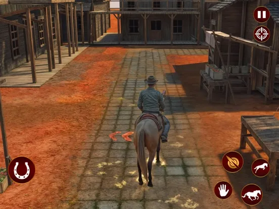 Tangkapan layar Sheriff Police West Cowboy iPad 