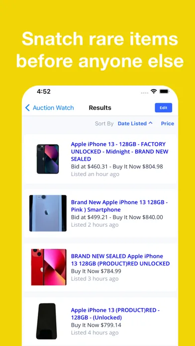 صور Auction Watch - eBay alerts