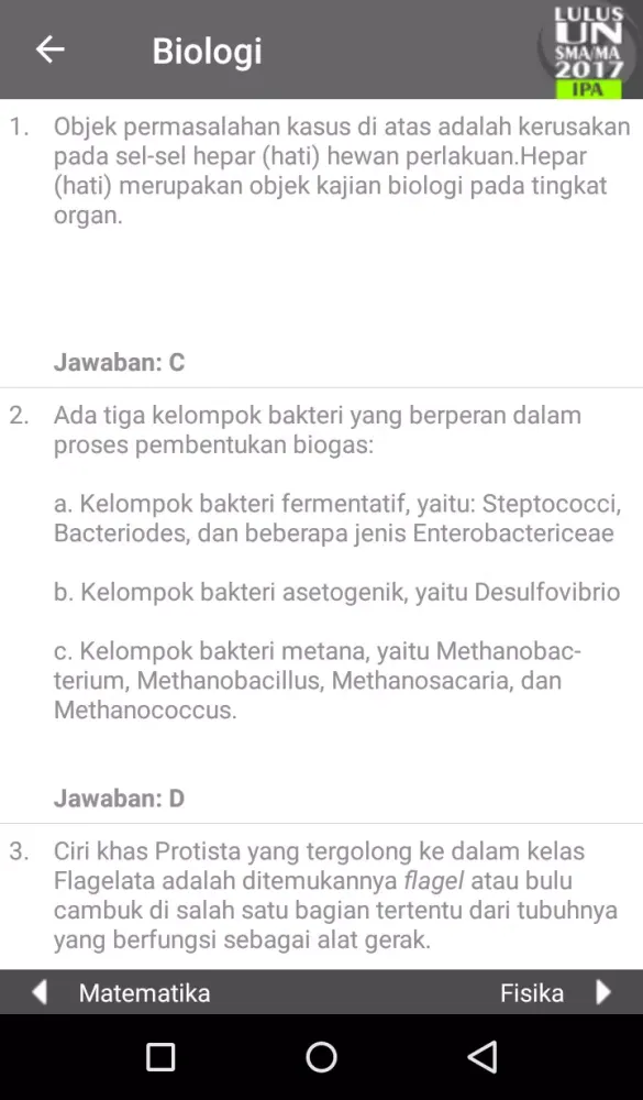 Grasindo Lulus UN SMA IPA স্ক্রিনশট