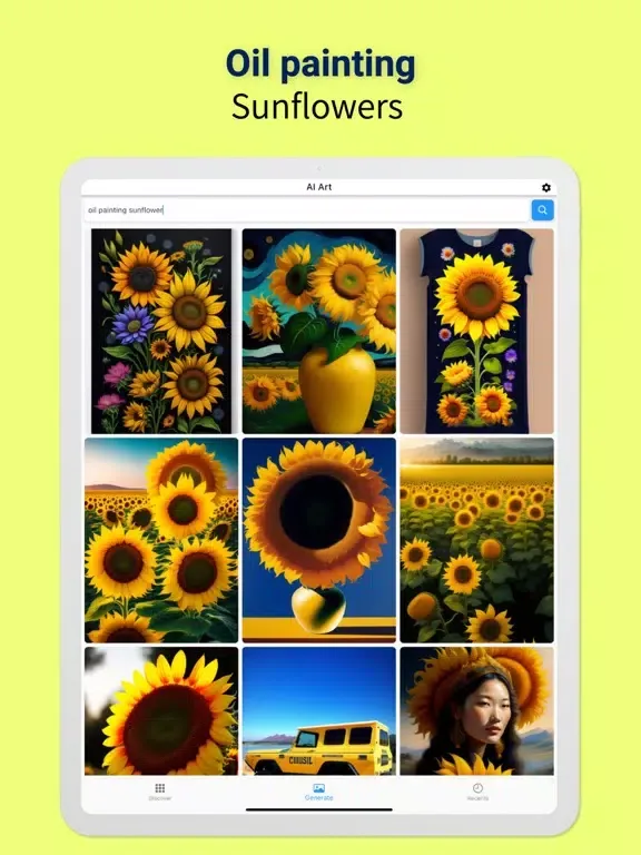 Captures d'écran de Ai Art Generator - Master iPad 