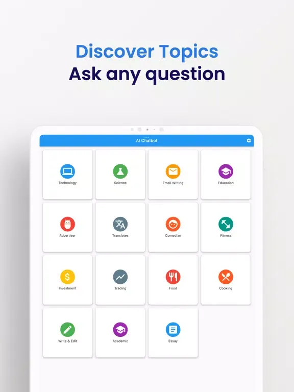 Ask Ai - Chat Bot iPad  স্ক্রিনশট