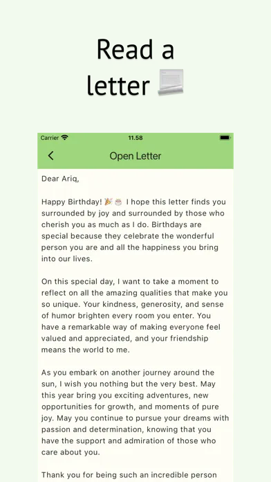 Capturas de pantalla de HBD: Birthday Letter Vault