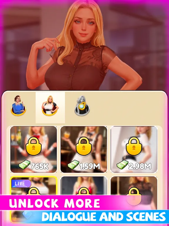 Hotties Dice: Desire Story iPad  스크린샷