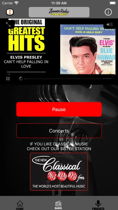 Tangkapan layar Zoomer Radio