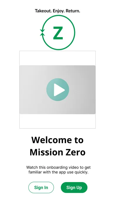 Zrzuty ekranu Mission Zero App