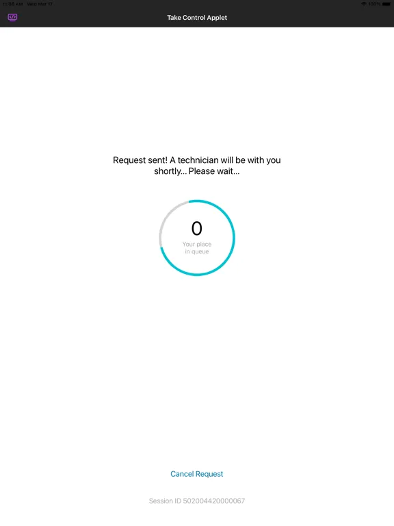 Take Control Applet iPad  Ekran Görüntüleri