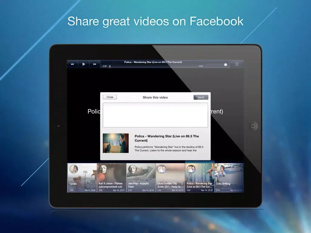 Capturas de pantalla de Unshared.TV iPad 