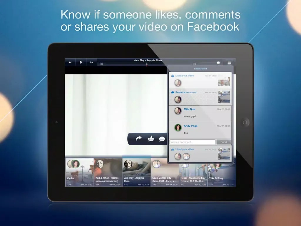 Capturas de pantalla de Unshared.TV iPad 