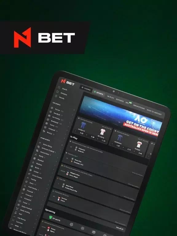 N1 Bet - Sports Betting iPad  Screenshots
