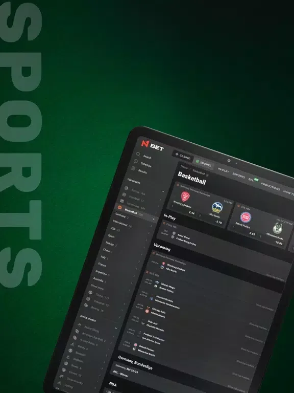 N1 Bet - Sports Betting iPad  Screenshots