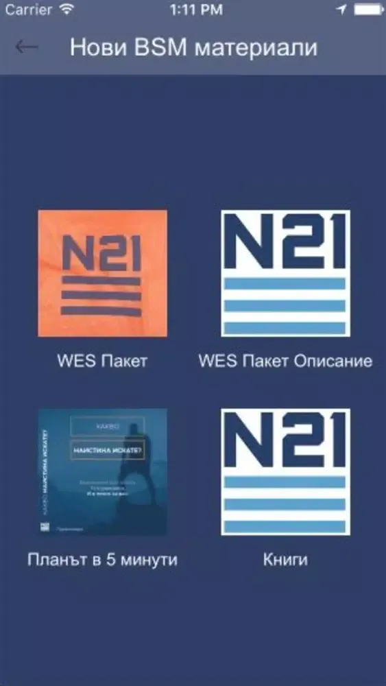 ภาพหน้าจอของ N21 BG