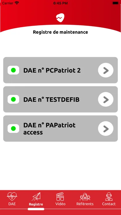 Défib.com Screenshots