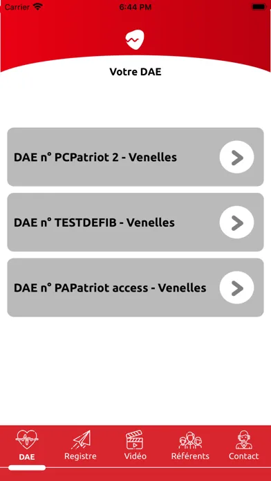 Défib.com Screenshots