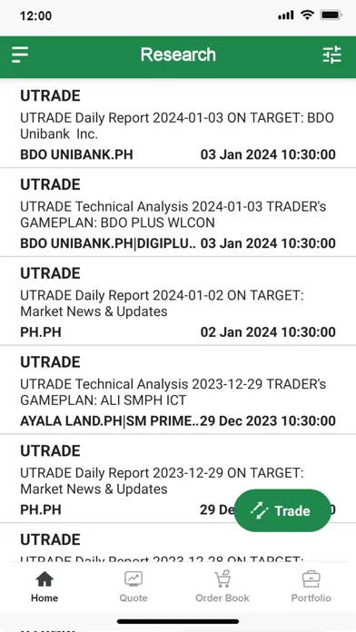 UTrade - Philippines स्क्रीनशॉट