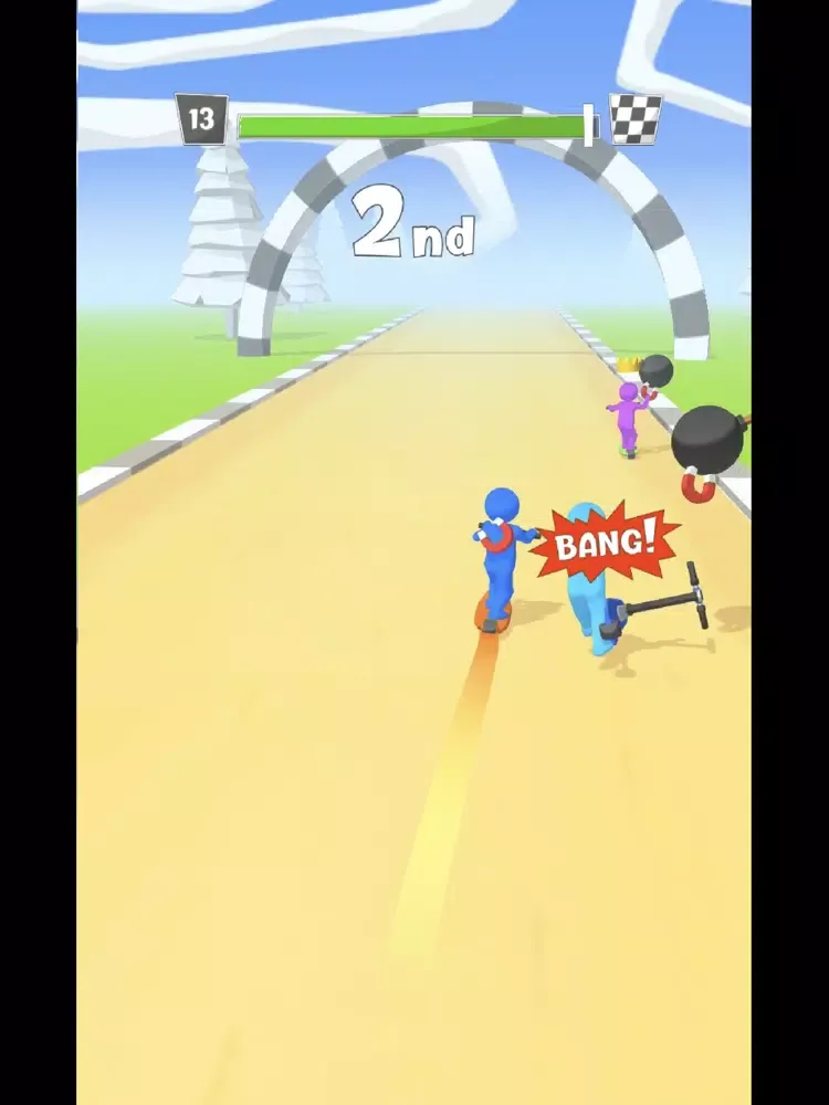 ภาพหน้าจอของ Jump Riders! iPad 
