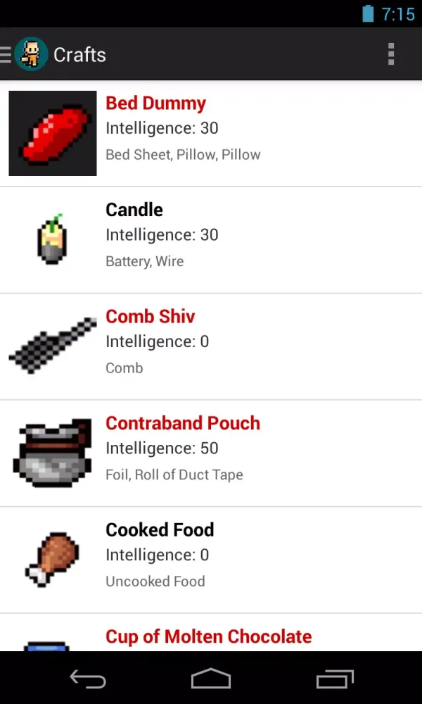 Скриншоты The Escapists Crafting Guide