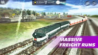 Tangkapan skrin Train Driver Journey 5 - Tidewater Point Railroad