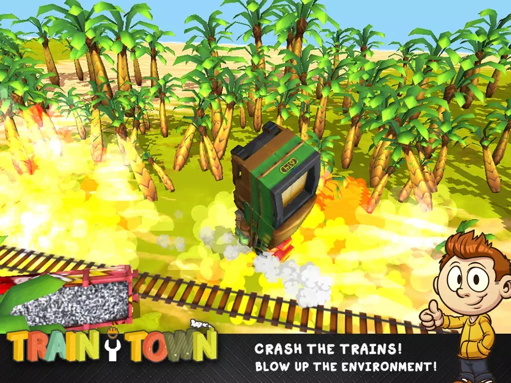 Tangkapan skrin Train Town: Build & Explore iPad 