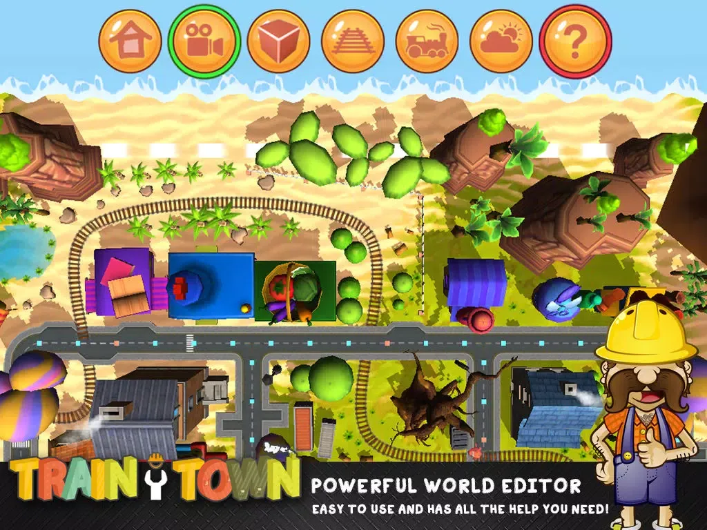 Tangkapan skrin Train Town: Build & Explore iPad 