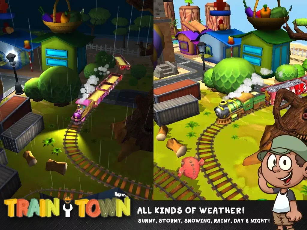 Tangkapan skrin Train Town: Build & Explore iPad 