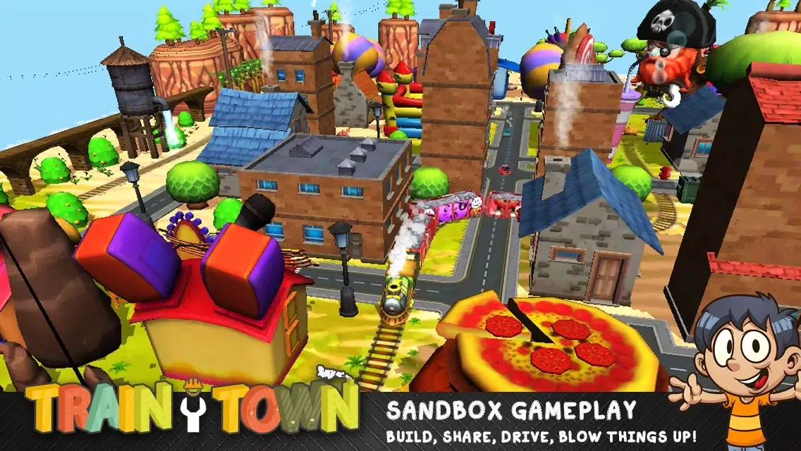 Tangkapan skrin Train Town: Build & Explore