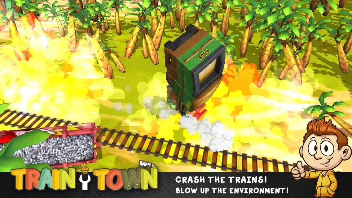 Tangkapan skrin Train Town: Build & Explore