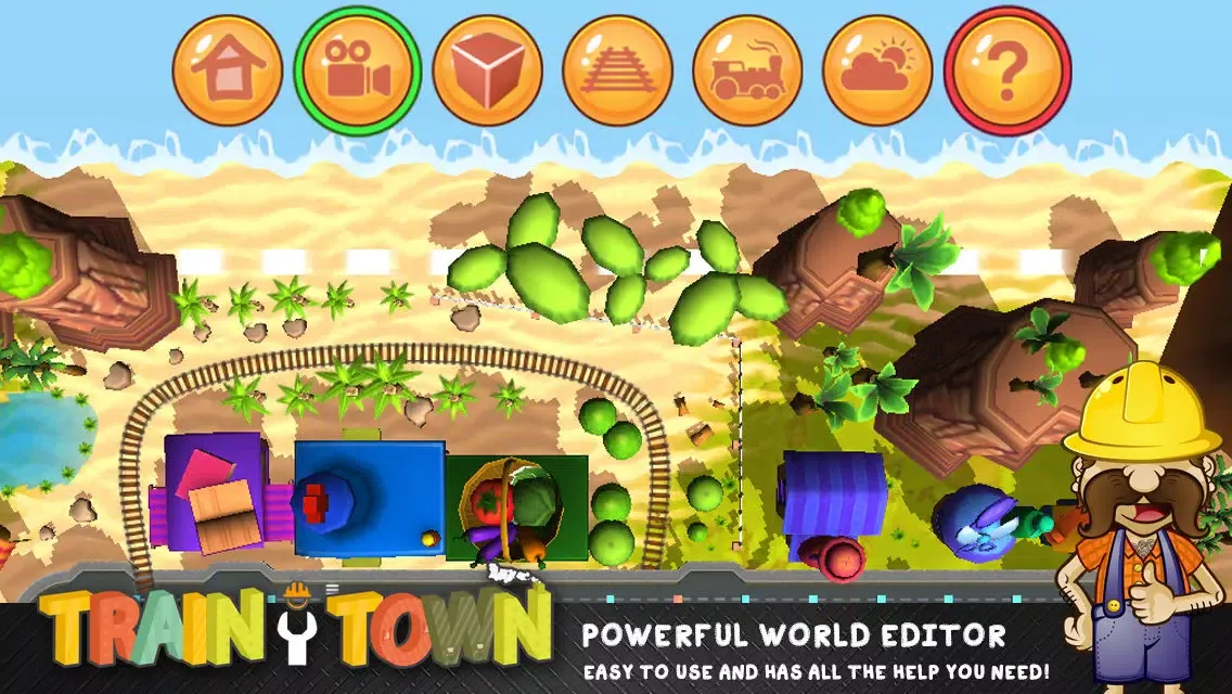 Tangkapan skrin Train Town: Build & Explore