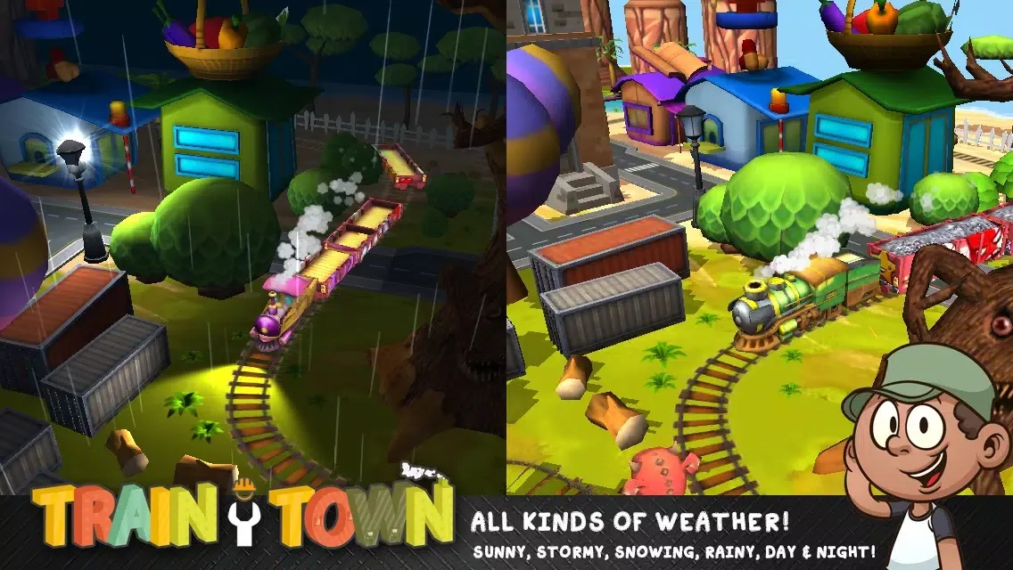 Tangkapan skrin Train Town: Build & Explore