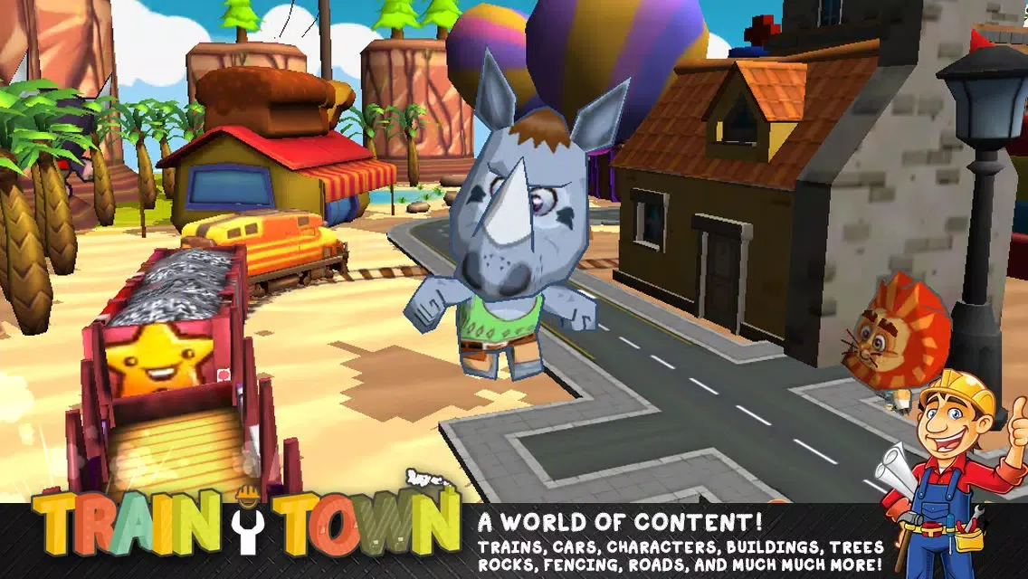 Tangkapan skrin Train Town: Build & Explore