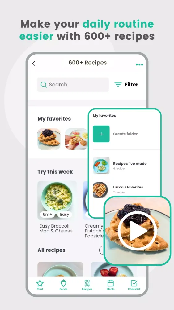 BLW Meals Ekran Görüntüleri