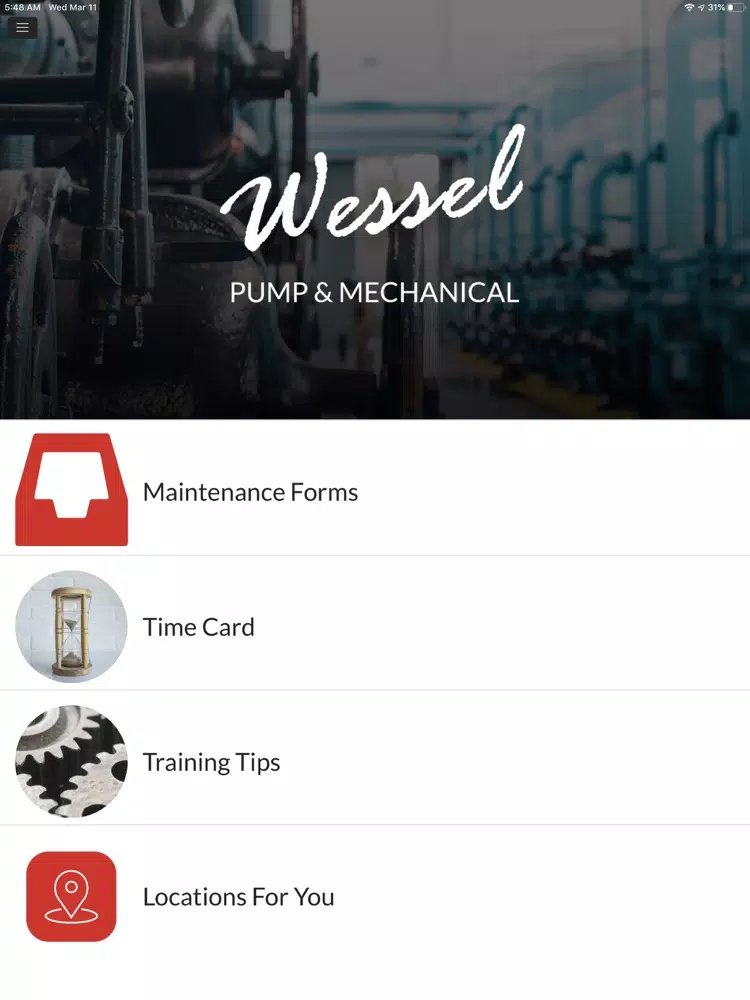 Wessel Mechanical iPad  स्क्रीनशॉट