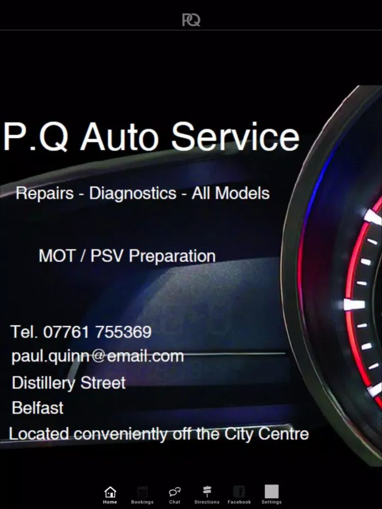 Capturas de tela do PQ Auto Belfast iPad 