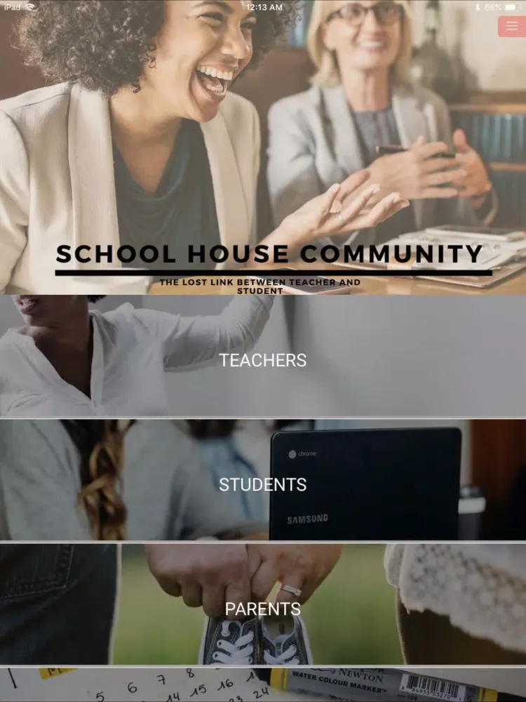Capturas de pantalla de SCHOOL HOUSE COMMUNITY iPad 