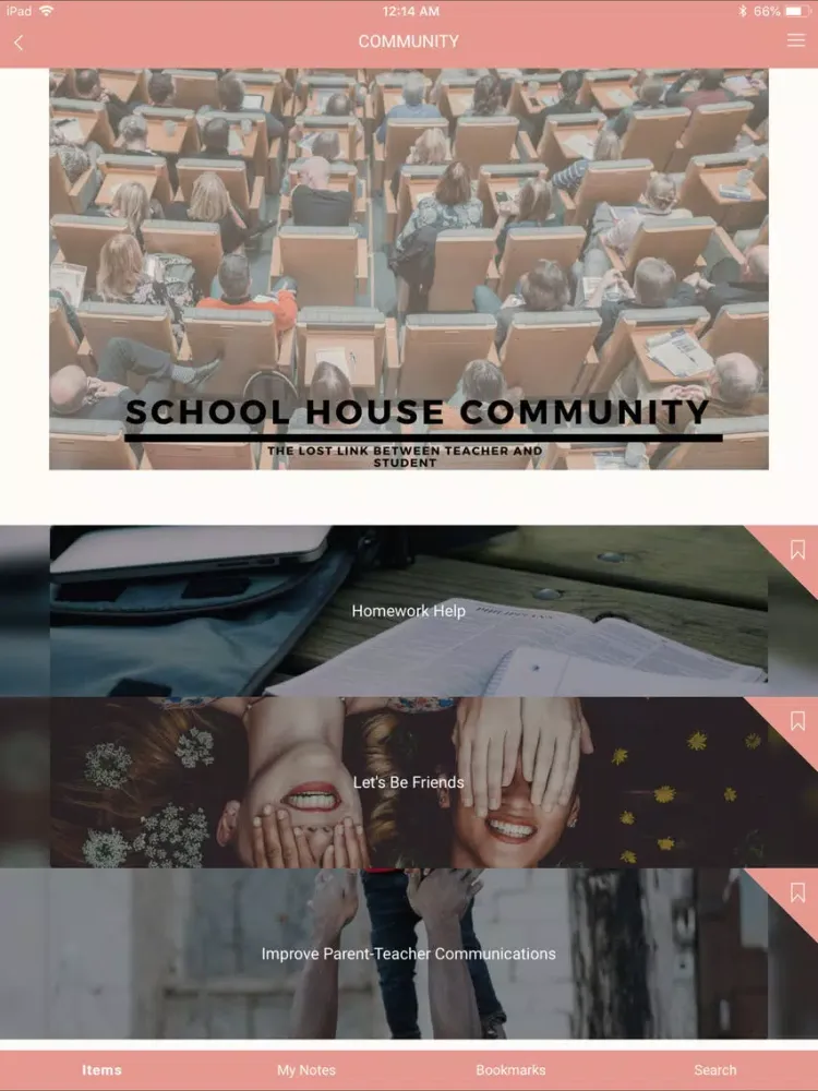 Capturas de pantalla de SCHOOL HOUSE COMMUNITY iPad 