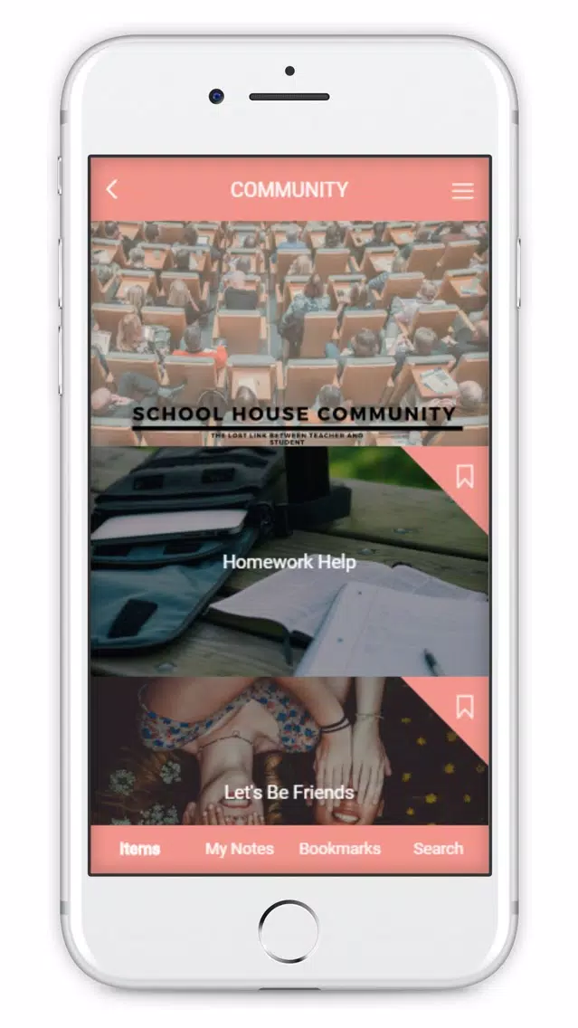 Tangkapan layar SCHOOL HOUSE COMMUNITY