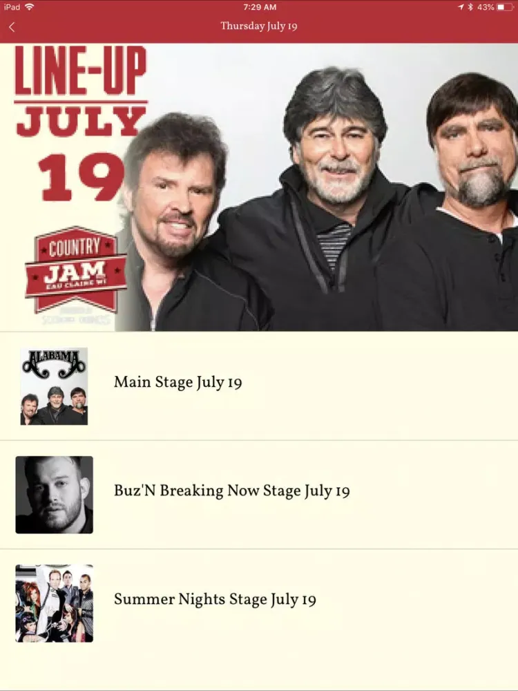 Country Jam USA iPad  Screenshots