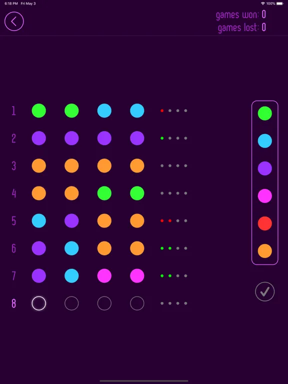 Tangkapan skrin Break•the•Code iPad 