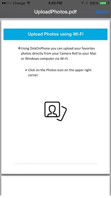 DiskOnPhone Wireless Disk स्क्रीनशॉट