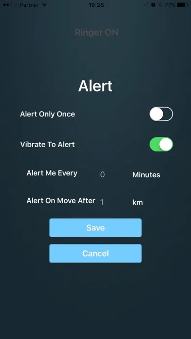 Capturas de tela do SilentAlert Plus