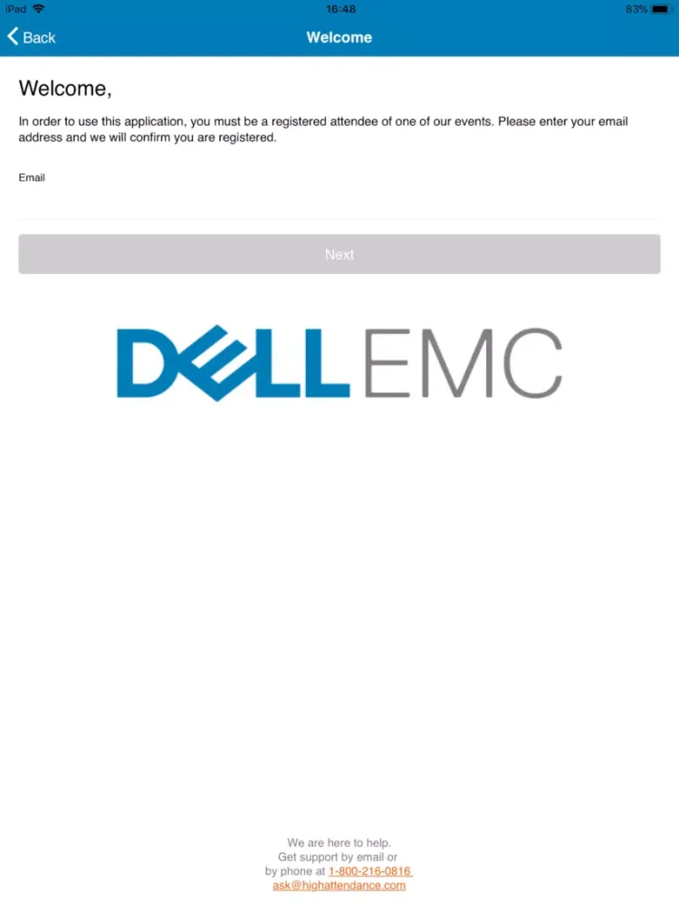 Dell EMC Events NA iPad  سکرین شاٹس
