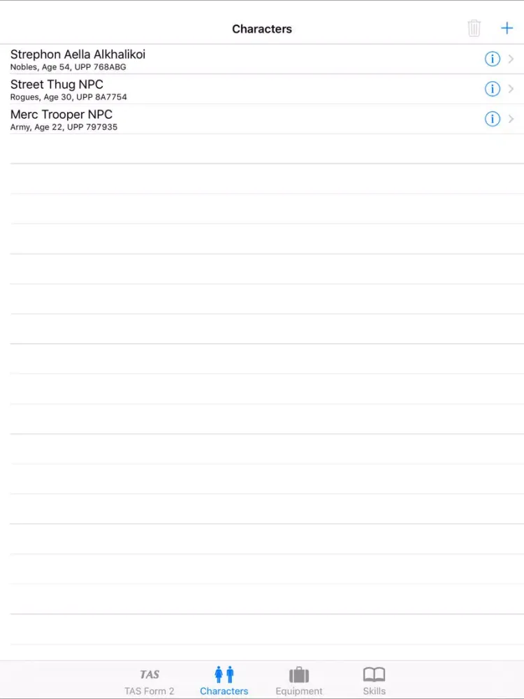 TAS Form 2 iPad  Screenshots