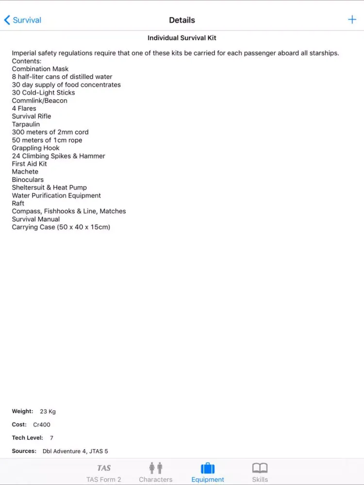 TAS Form 2 iPad  Screenshots