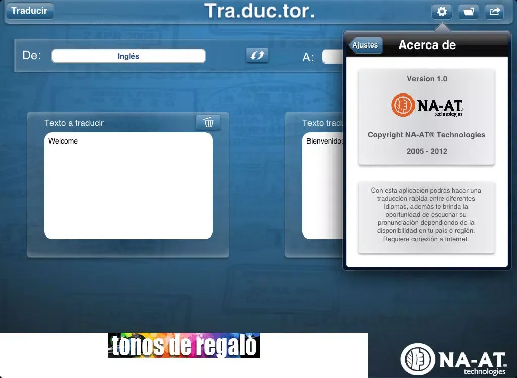 Скриншоты Tra.duc.tor iPad 