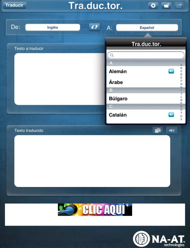 Скриншоты Tra.duc.tor iPad 