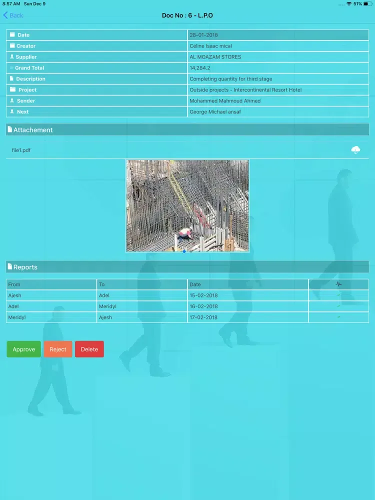 HR SelfService iPad 應用截圖