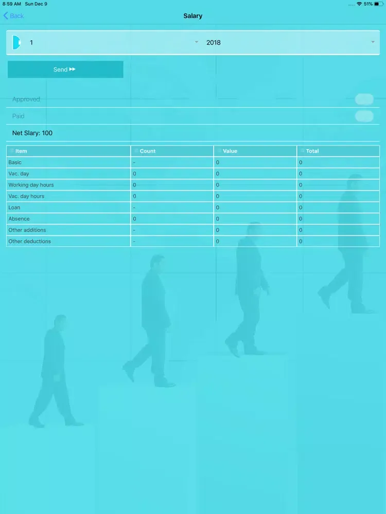 HR SelfService iPad 應用截圖