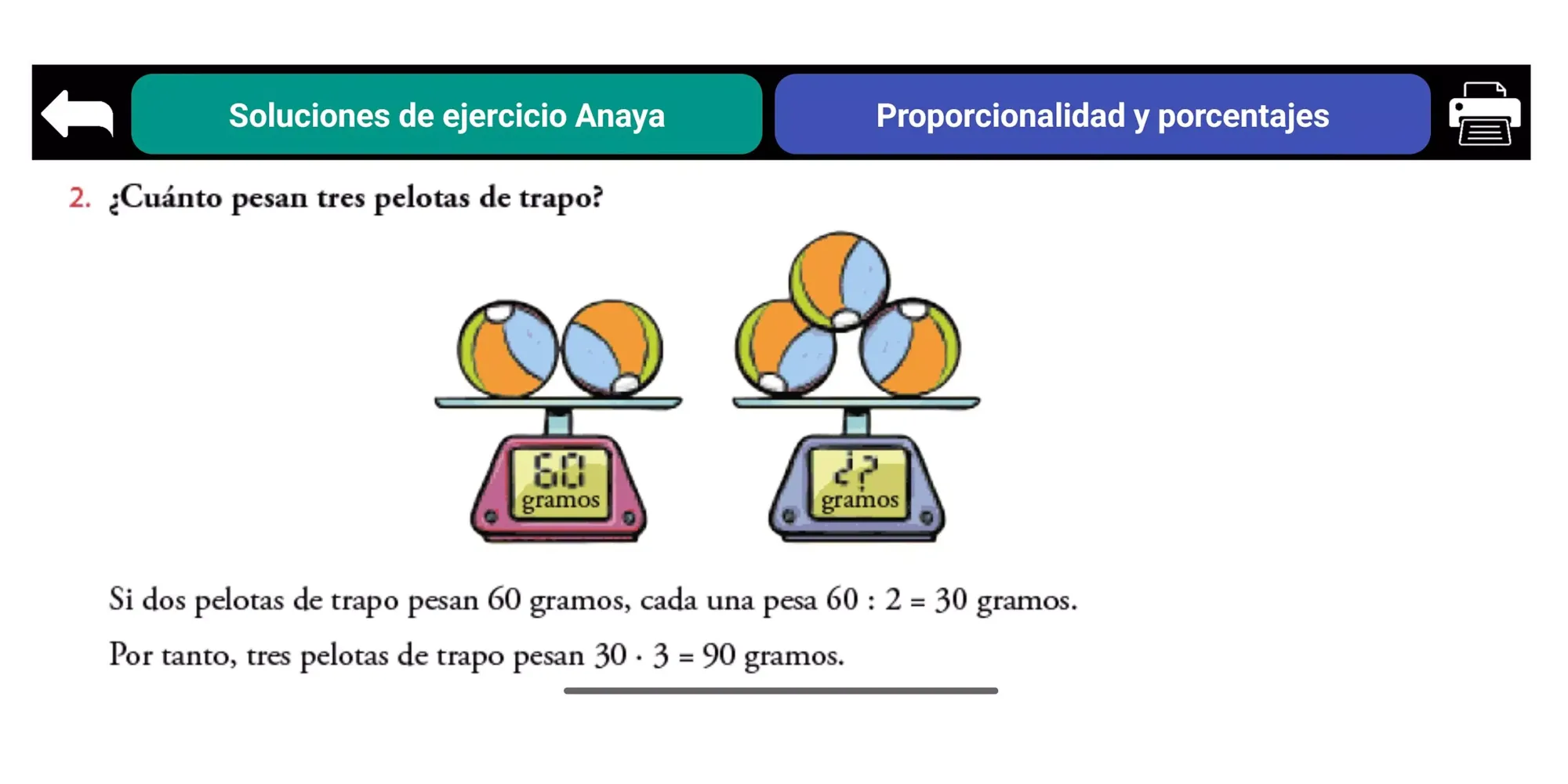 Captures d'écran de Matemáticas 1° ESO