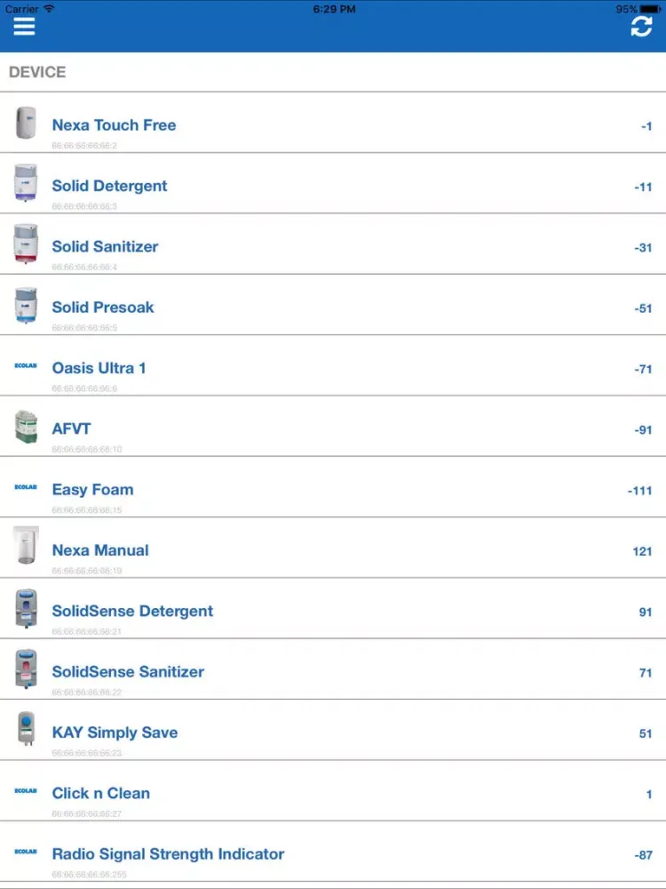 Connected Device Utility iPad Screenshots